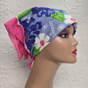 Lilly Pulitzer Ford Breast Cancer Support Tropical Vintage Bandana Collectable